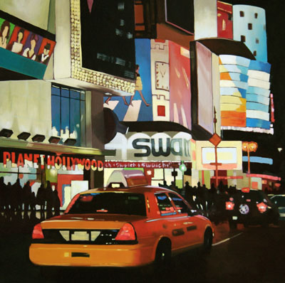 NEW-YORK--taxi-de-nuit